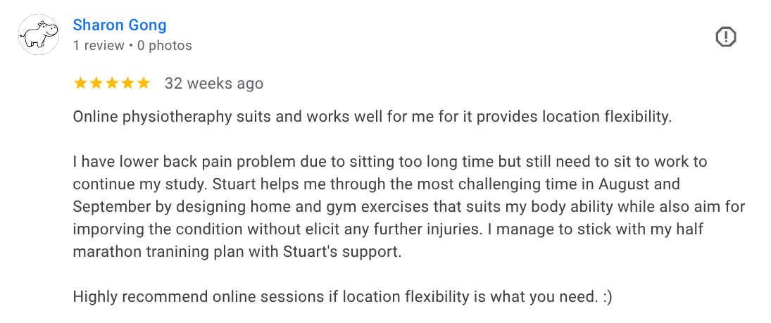 online physio review