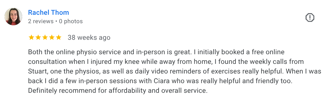 online physio review