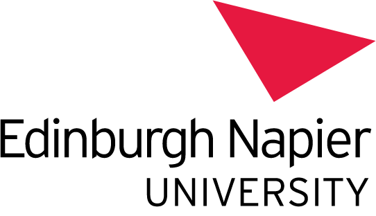 Edinburgh Napier University logo representing a professional clinical partnership with Health by Science.
