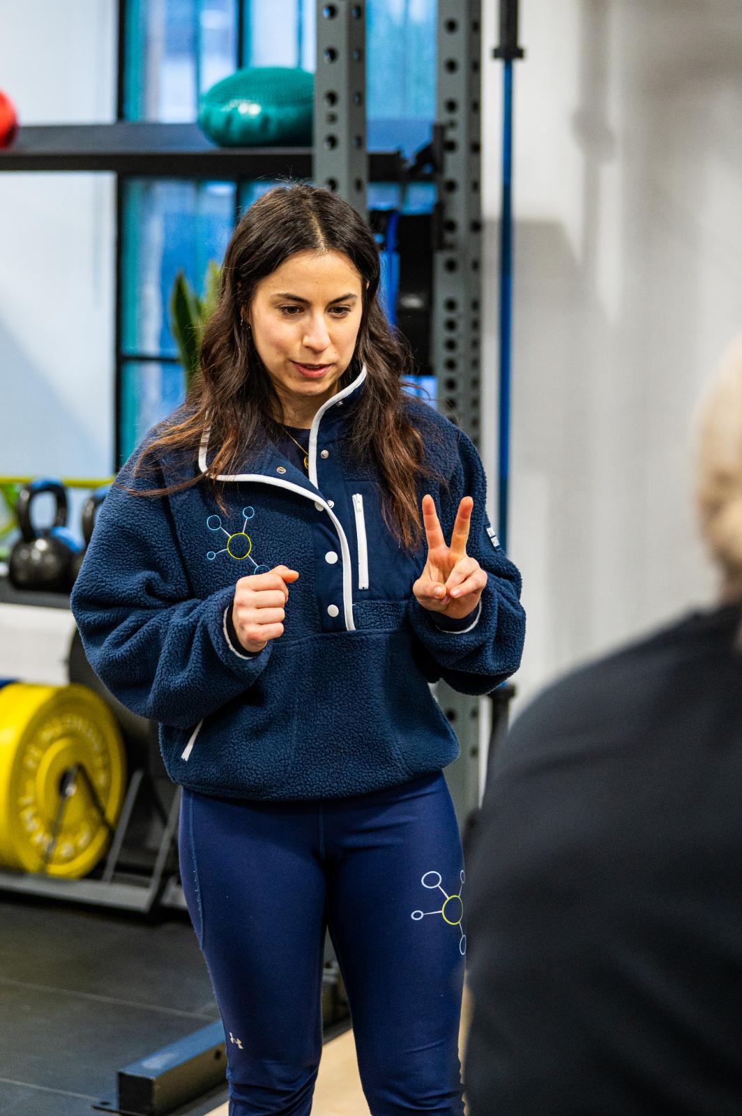 Specialist providing technical feedback and clinical coaching for personal training Edinburgh clients at our Leith clinic.