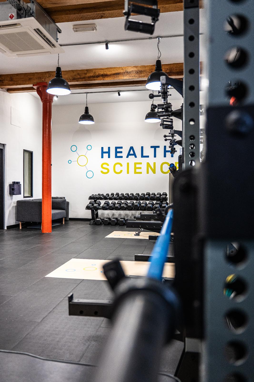 Professional strength training environment at Health by Science Leith, specialising in data-driven personal training Edinburgh programmes.