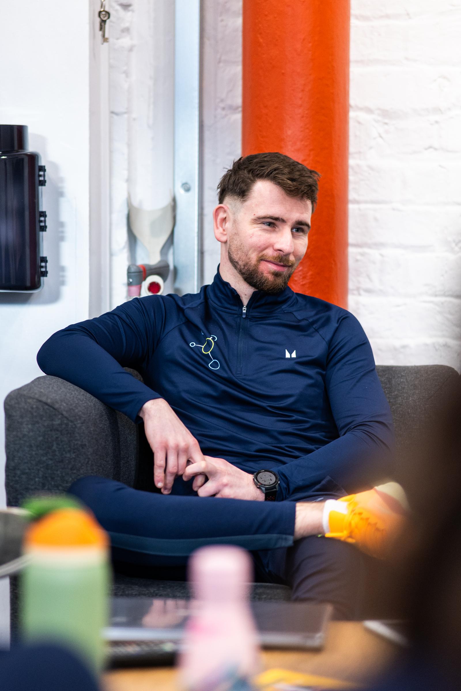 Clinical team member participating in a data-driven consultation for personal training Edinburgh client programmes at our Leith gym.